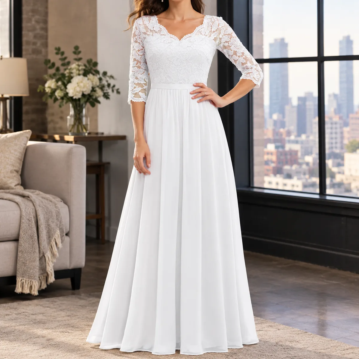 Joanna Lace Maxi Dress