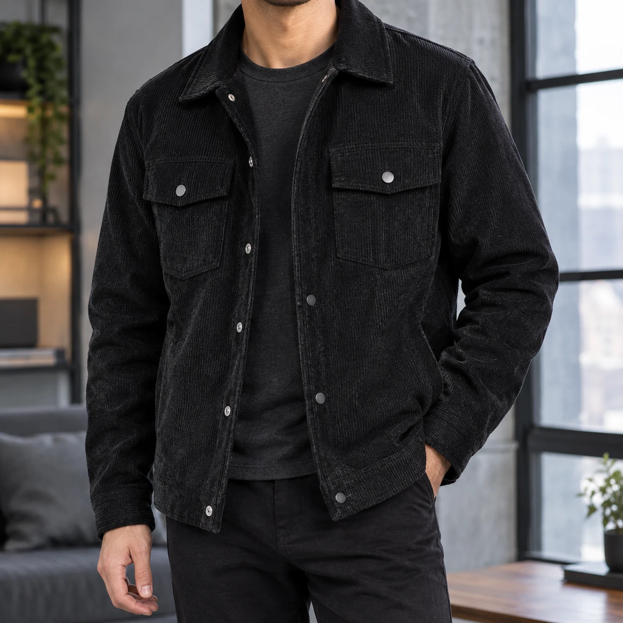 James-Dean Corduroy Jacket