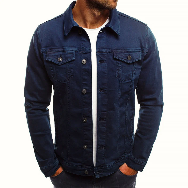 Hudson Button-Front Denim Jacket