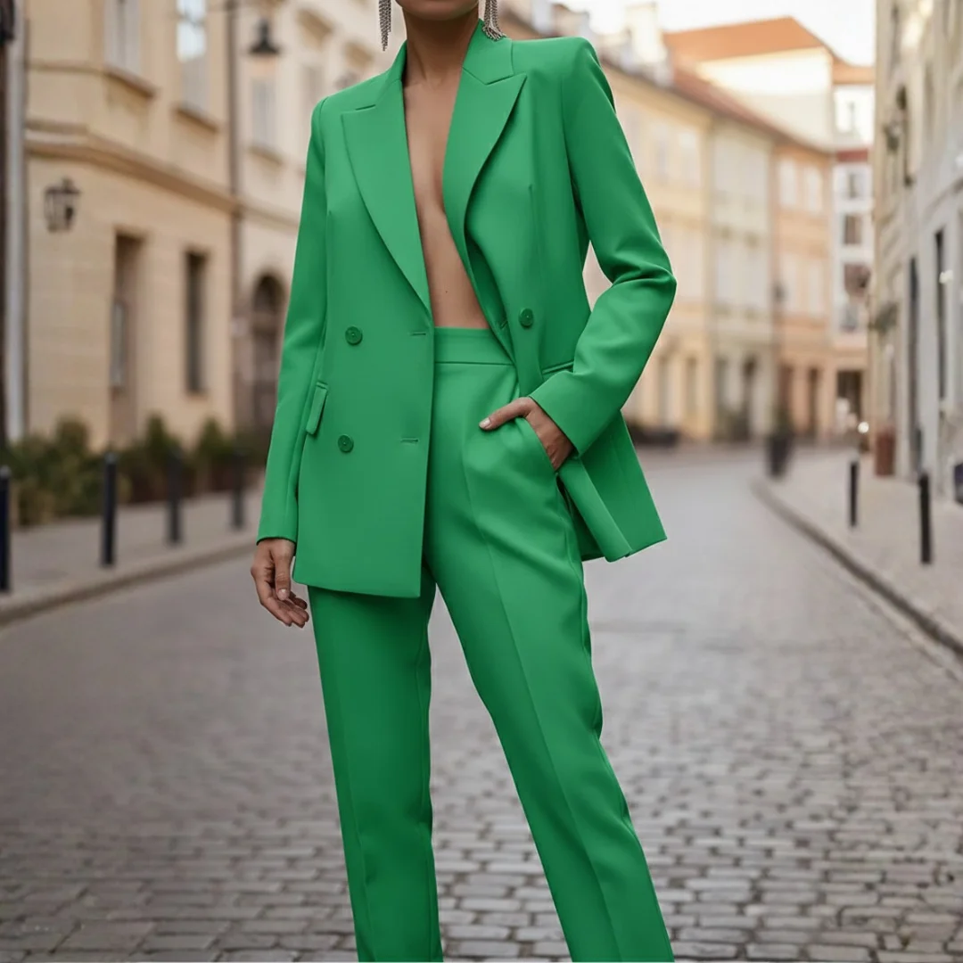 Celeste Tailored Set — Green