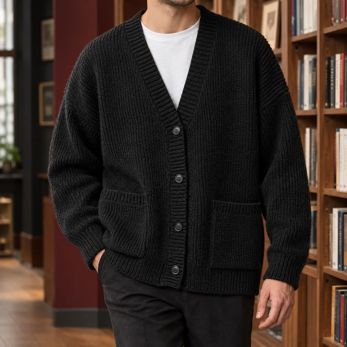 Brannock Ribbed Cardigan